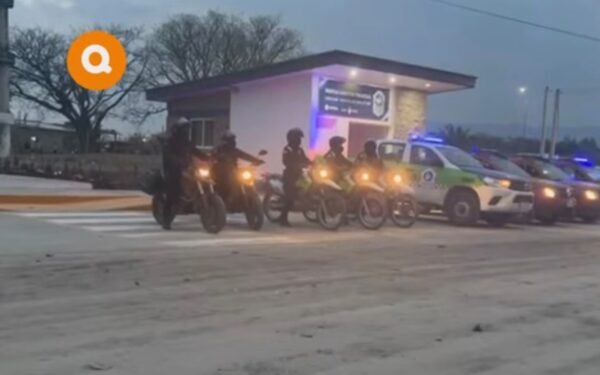 Lomas 600 estrena destacamento policial con despliegue masivo en calles