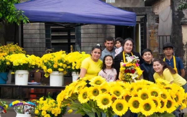 Girasoles y Flores Amarillas: el boom primaveral que impulsa a una familia de Tafí Viejo