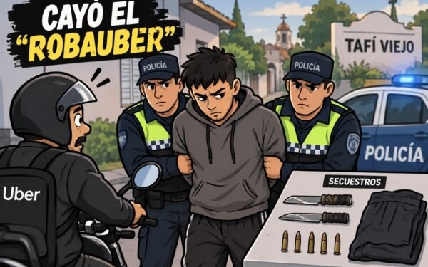 Detienen al ‘Robauber’: la táctica del robo a choferes de apps