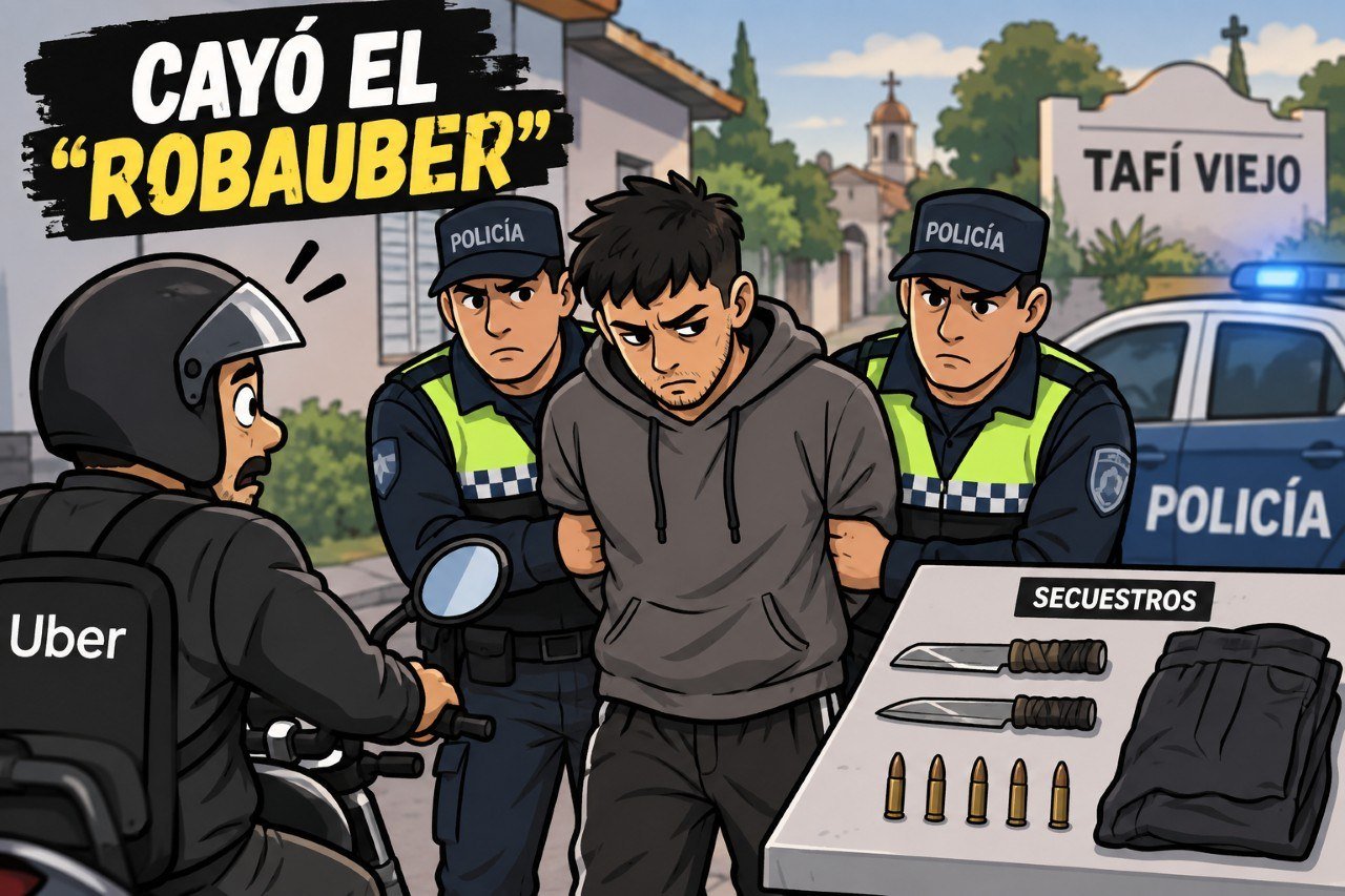 Detienen al ‘Robauber’: la táctica del robo a choferes de apps