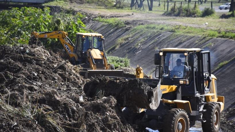 Tafí Viejo se prepara para las lluvias con limpieza integral de canales