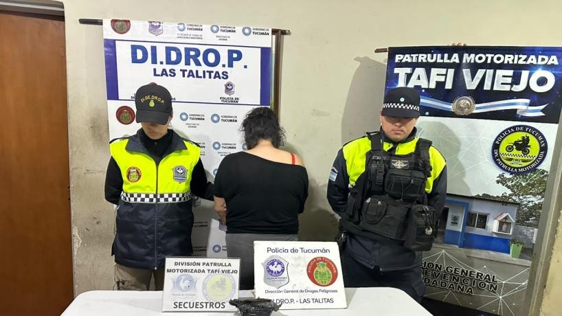 Operativo antidrogas en Tafí Viejo: interceptan venta callejera de marihuana