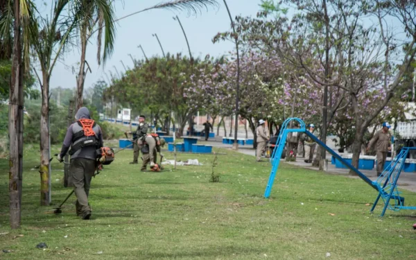 Costanera Norte: un operativo de 70 hombres para sanear el ingreso a la ciudad