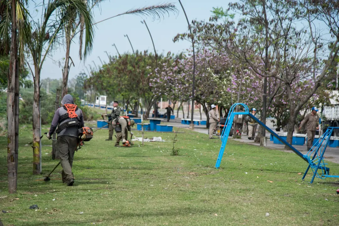 Costanera Norte: un operativo de 70 hombres para sanear el ingreso a la ciudad