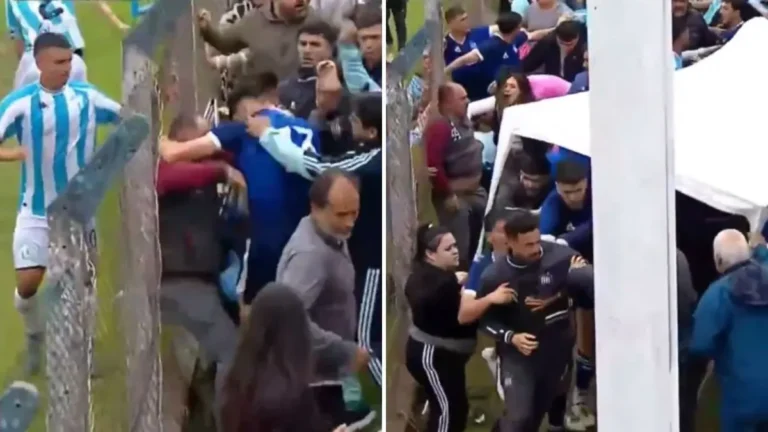 Trompadas y caos: la batalla campal que empañó el triunfo de Atlético