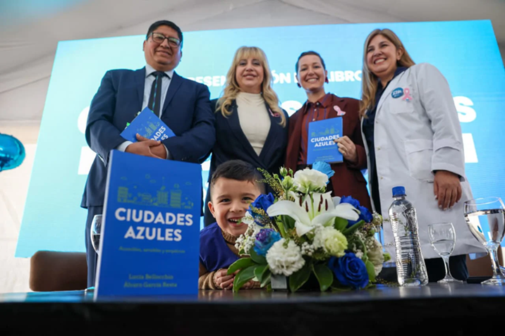 Chahla: "Queremos ser una ciudad azul" en la presentación de un libro sobre inclusión y autismo
