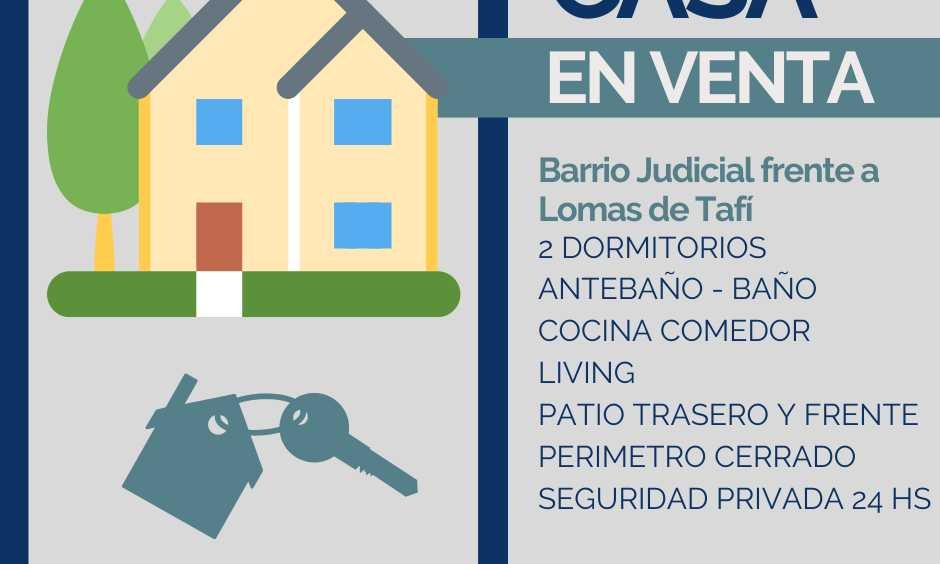 Dueño directo liquida casa clave frente a Lomas de Tafí