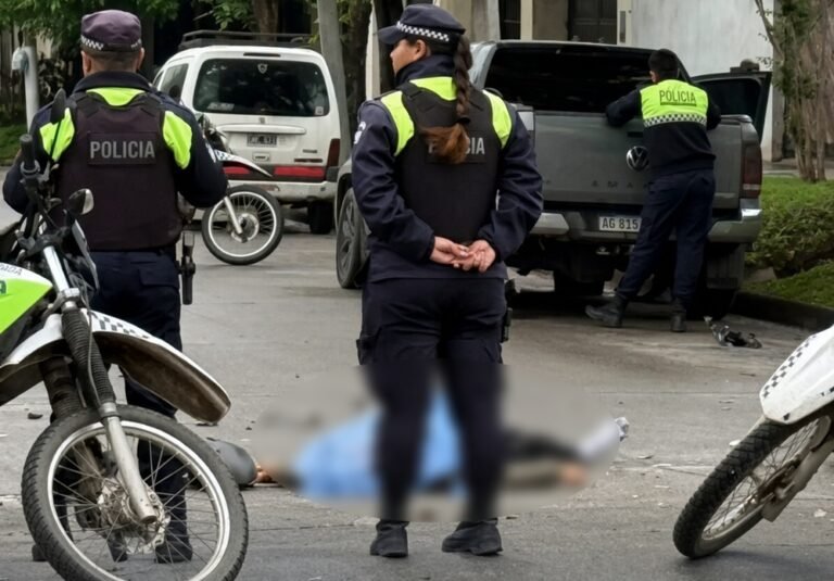 Tragedia vial en el centro: una mujer murió tras violento choque