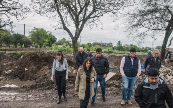 Obra de desagüe en 10 de Agosto: al 80% y con plazo de semanas