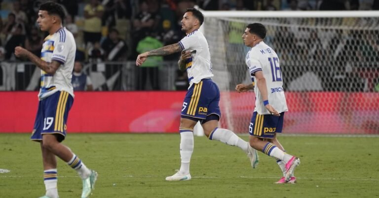Paredes, el héroe que desafió al desgarro: gol y final para Boca
