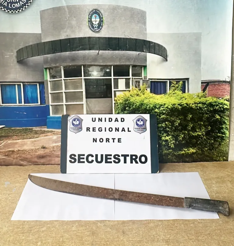 Cuatro allanamientos en Lomas de Tafí: secuestran machete y munición en investigación por lesiones
