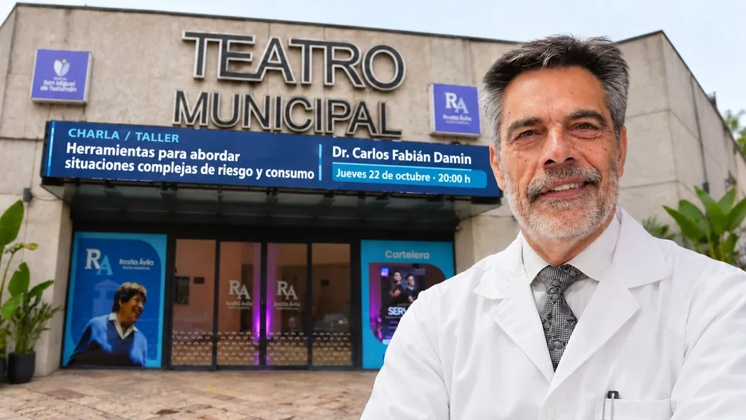 Tucumán potencia la intervención en adicciones con capacitación del Dr. Damin